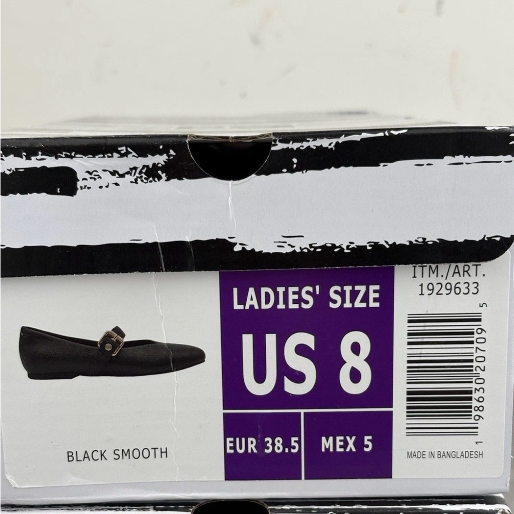 DOLCE VITA Women's Mauryce Buckle Flat Shoes - Black - Size 8 New In Box - Picture 5 of 5